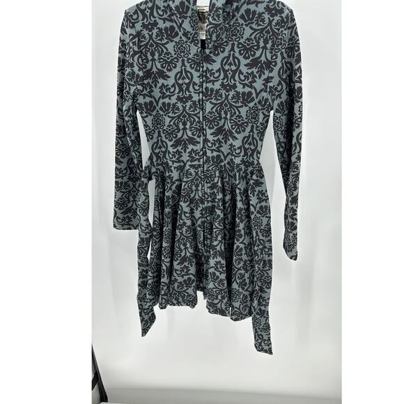 Effie’s Heart Claudia Coat damask print artsy quirky swing size xs whimisigoth - Picture 6 of 8